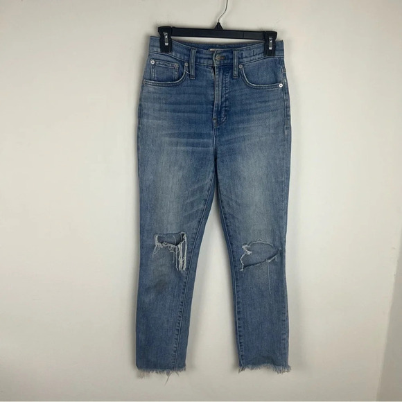 Madewell The Perfect Vintage Jeans Distressed Size 24 - Picture 3 of 7